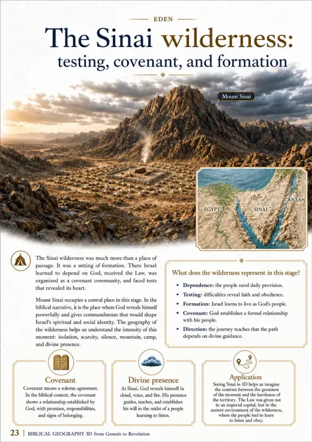 The wilderness of Sinai