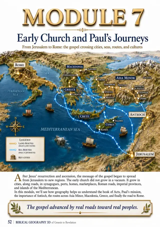 The early Church & Paul’s journeys