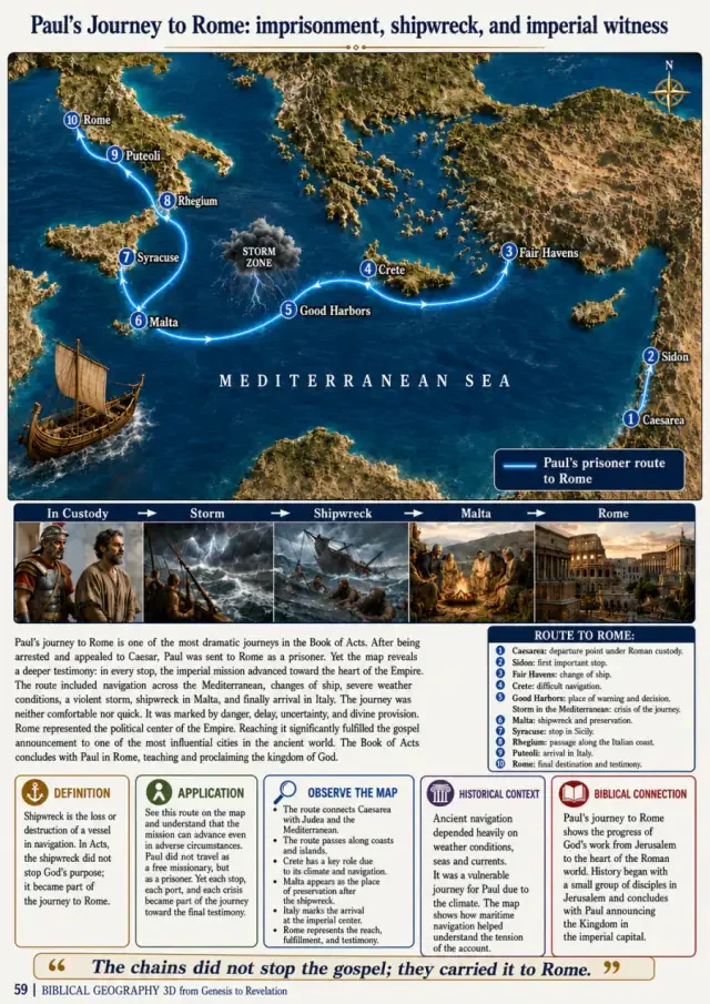 Paul’s journey to Rome